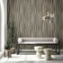 Non-woven wallpaper 3D effect wood look brown grey 81665 1