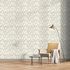 Non-woven wallpaper 3D effect wood look cream grey 81679 1