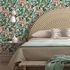 Non-woven wallpaper leaves jungle green pink 81684 3