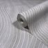 Non-woven wallpaper wave pattern grey white gloss 82474 4