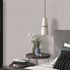 Vliestapete Putz Optik Braun Silber Metallic 10389-37 Raum 1