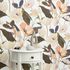 Vliestapete Blumen Vintage Weiß Grün Creme 10508-05 Raum 1