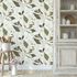 Vliestapete Blumen Vintage Weiß Creme Grün 10508-26 Zimmer 5