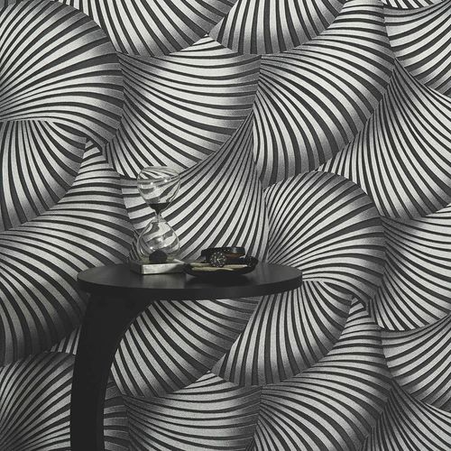 Wallpaper Guido Maria Kretschmer Abstract Black Silver