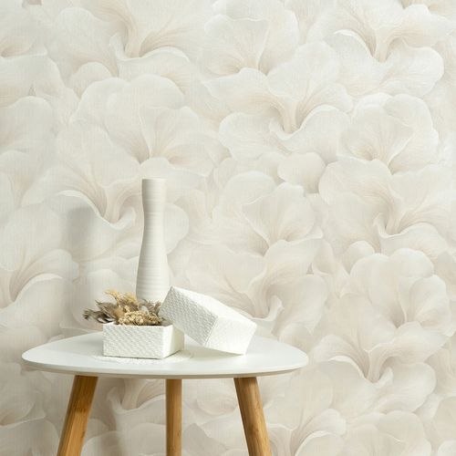 Tapete Guido Maria Kretschmer Blumen Creme Beige 10527-02 Raum