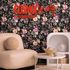 Vliestapete Floral Vintage Schwarz Rosa 79061-2 COSMOLiving 1