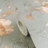 Vliestapete Floral Vintage Blau Orange 79061-6 Detail 3