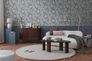 Vliestapete Blätter Blumen Floral Blau Lila 79062-1 Wohnzimmer 6