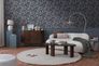 Vliestapete Blätter Blumen Floral Blau Rot 79062-3 Wohnzimmer 6