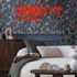 Vliestapete Blätter Blumen Floral Blau Rot 79062-3 COSMOLiving 1