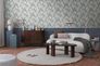 Vliestapete Blätter Blumen Weiß Blau Gelb 79062-6 Wohnzimmer 6