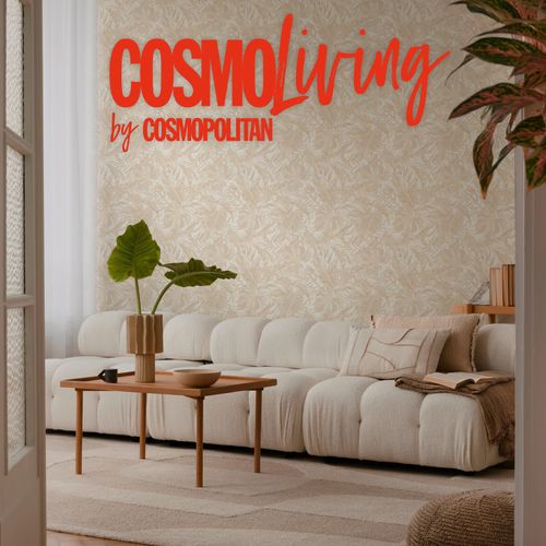 Vliestapete Blattmuster Dschungel Creme Beige 79063-1 COSMOLiving