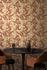 Vliestapete Blattmuster Dschungel Rot Beige 79063-5 Raum 4