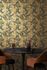 Vliestapete Blattmuster Dschungel Petrol Beige 79063-6 Raum 4