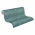 Vliestapete Blattmuster Tropen Petrol Metallic 79064-4 Rolle 2