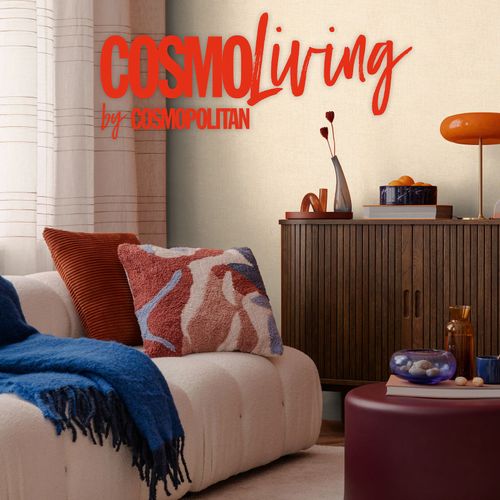 Vliestapete Uni Struktur Modern Creme Beige 79066-2 COSMOLiving