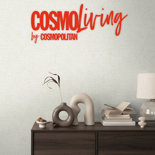 Vliestapete Uni Struktur Weiß Gold Metallic 79066-8 COSMOLiving
