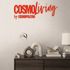 Vliestapete Uni Struktur Hellgrau Gold Metallic 79066-9 COSMOLiving 1