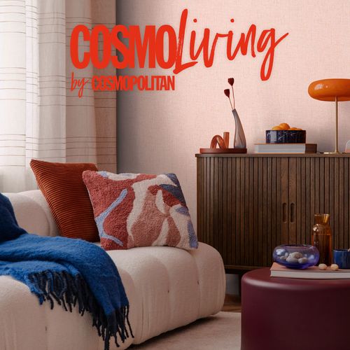 Vliestapete Uni Struktur Rosa Gold Metallic 79067-1 COSMOLiving