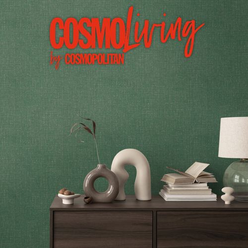 Vliestapete Uni Struktur Grün Kupfer Metallic 79067-3 COSMOLiving