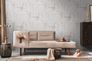 Vliestapete Betonoptik Shabby Hellgrau 79085-2 Wohnzimmer 6