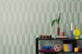 Vliestapete Grafisch 3D-Optik Grün Metallic 79086-4 Raum 4