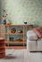Non-woven wallpaper Tropical Cream Green Gloss 79108-4 5