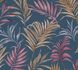 Non-woven wallpaper tropical floral blue red gloss 79108-5 7