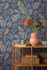 Non-woven wallpaper tropical floral blue red gloss 79108-5 4