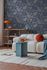Non-woven wallpaper tropical floral blue red gloss 79108-5 6