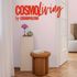 Vliestapete Uni Putzoptik Rosa Metallic 79109-4 COSMOLiving 1