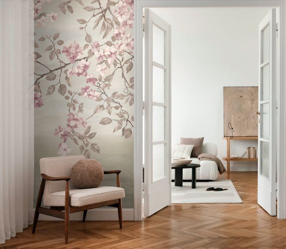 Fototapete Vlies Kirschblüten Beige Rosa 79144-8 Raum