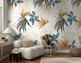 Photo wallpaper jungle leaves white beige 79145-1 1