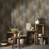 Vliestapete Abstrakt Streifen Grau Gold Metallic 10471-15 Raum 1