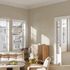 Vliestapete Einfarbig Modern Creme Beige Glitzer 10473-02 Raum 1
