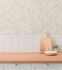 Vliestapete Blätter Ranken Floral Creme Taupe 79090-2 Zimmer 5