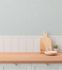 Vliestapete Struktur Fischgrät Motiv Blau Creme 79092-3 Zimmer 1