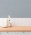 Vliestapete Struktur Fischgrät Motiv Blau Grau 79092-5 Wohnzimmer 5