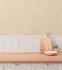Vliestapete Floral Abstrakt Beige Creme Glitzer 79095-3 Stube 6