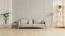 Vliestapete Floral Beige Grau Silber Metallic 79096-2 Raum 3