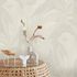 Vliestapete Blattmuster Creme Beige Metallic 10530-02 Zimmer 1