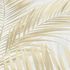 Vliestapete Tropisch Blätter Weiß Beige 10531-02 Detail 2