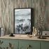 Non-woven wallpaper wood look grain blue beige 45736 3