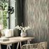 Non-woven wallpaper wood look grain blue beige 45736 1