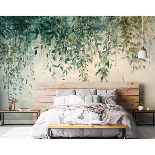 Guido Maria Kretschmer photo wallpaper leaves green blue