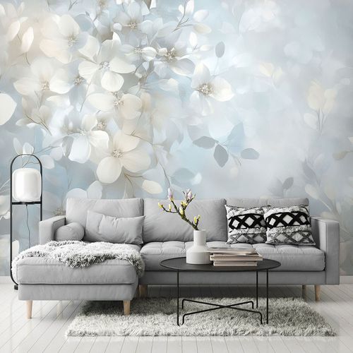 Guido Maria Kretschmer photo wallpaper floral blue grey