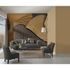 Guido Maria Kretschmer 3D-effect photo wallpaper brown gold 3