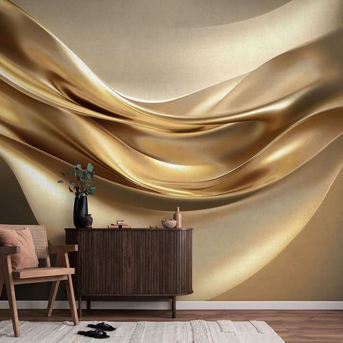 Guido Maria Kretschmer photo wallpaper fabric gold metallic