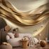 Guido Maria Kretschmer photo wallpaper fabric gold metallic 3
