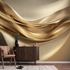 Guido Maria Kretschmer photo wallpaper fabric gold metallic 1
